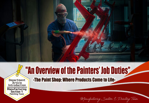 Department Introduction: Manufacturing Section 1, Painting Team